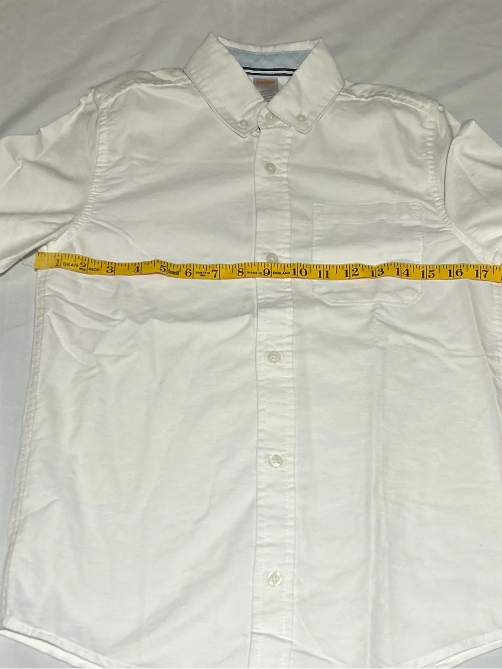 Gymboree Boys White Long Sleeve Uniform School Suit Classic Button Up NWT